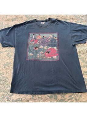Vintage 1995  Hanes Beefy-T Alaska Graphic Tee Sz 2XL